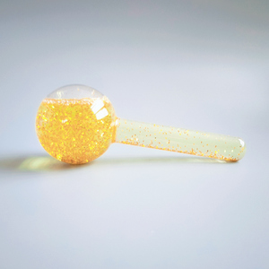 GEM Gemstone <span class=keywords><strong>Prix</strong></span> Favorable Globes Visage Beauté Hockey Énergie Visage Refroidissement Globe Or Couleur Glitter Ice Balls - Product Image 6