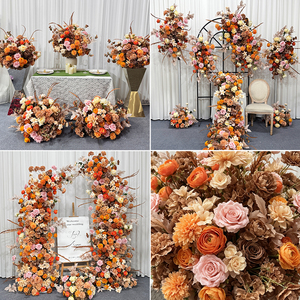 Silk Flower Centerpiece Arrangement for Wedding Back to School Banquet-Handmade Realistic <b>Decor</b> - Product Image 4