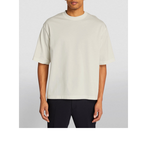 Camiseta de algodón de alta calidad con hombros caídos para hombre, camisetas de verano de talla grande personalizadas, camisetas transpirables lisas con estampado de sublimación - Product Image 2