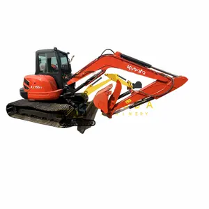 Used Kubota Official 5ton Excavator Kx155 Mini Digger 5 Ton Secondhand Excavator Kubota Kx155 With Attachment For Sale