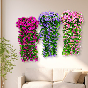 Fiori Artificiali di Ipomea da Appendere, Fiori di Seta Simulati di Lunga Durata 3-5 Anni per Interni ed Esterni, Regalo per la Festa del Papà - Product Image 4