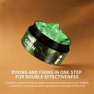 แว็กซ์และครีมย้อมผมชั่วคราวสีเขียวธรรมชาติ ติดทนนาน ใช้ง่าย จัดแต่งทรงได้ - Product Image 3