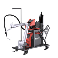Tracteur de soudage intégré pratique Robot de soudage collaboratif mobile automatique Soudage de structure en acier pour Cobot Mig Arc