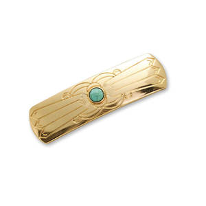 Venta al por mayor personalizado Vintage bohemio Retro aleación geométrica horquilla niños moda oro plata turquesa pinza de pelo para fiestas - Product Image 6