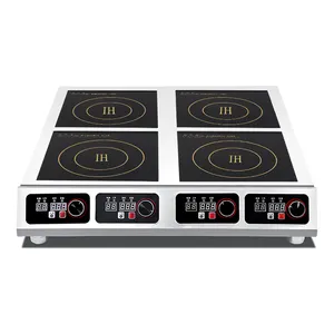 3 Years Warranty Direct Manufacturer CE 3000W 4 Hob Cooktop 3.0 Kw Commercial Cooking Stove Electric Induction Cooker