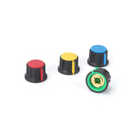 Bouton en caoutchouc usiné CNC sur mesure avec noyau en cuivre - Capuchon de potentiomètre pour soudeurs et interrupteurs