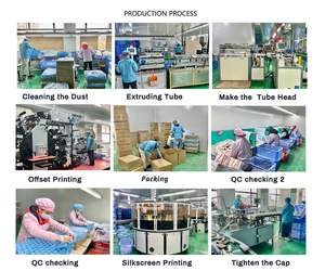 Tubo de brillo labial de plástico rosa de 15 ml para esencia, tubo cosmético para lápiz labial con cadena de cuentas perforadas, tubos de brillo labial con dijes - Product Image 6