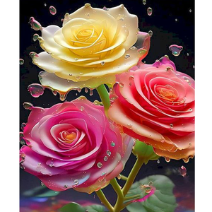 Peinture <span class=keywords><strong>acrylique</strong></span> par numéros Kits bricolage décors à la maison cadeaux pour adultes 40x50cm/16x20 pouces paysage <span class=keywords><strong>fleurs</strong></span> Style européen imprimé <span class=keywords><strong>toile</strong></span> - Product Image 1