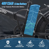 China 20 Zoll 48V 500 W 750 W billiges faltbares Elektro Fahrrad klappbar Fat elektrofahrrrad