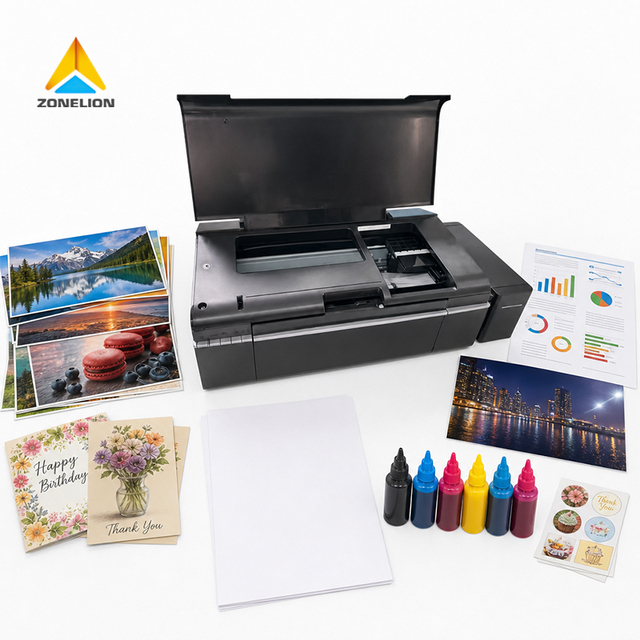 Six Color Ink Tank Photo Printer A4 Borderless Printing High Capacity Low Cost Desktop Photo Printing Machine
