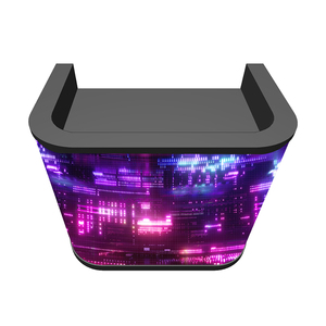 منصة دي جي عالية الجودة لفعاليات حفلات الدي جي والحانات الفاخرة، مجهزة بلوحين أنيقين - Product Image 1