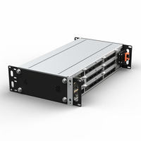 Boîtier métallique sur mesure TZR 2U pour montage en rack, châssis découpé au laser et plié pour l'électronique de puissance, équipement industriel OEM