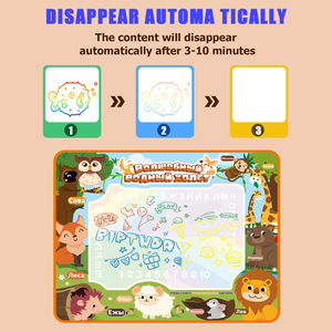OUYI Montessori papan gambar air ajaib alas mewarnai pendidikan Doodle Set Desain Rusia untuk anak perempuan - Product Image 2