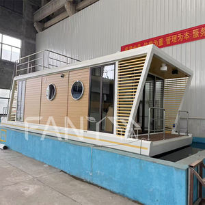 Pequeña Casa Flotante Prefabricada de Aluminio para Pesca Marina, Tipo Cabina Móvil, con Espacio para Dormir - Product Image 4