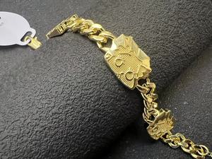 Braccialetti di Gioielleria Personalizzata Placcati in <span class=keywords><strong>Oro</strong></span> 18k con Simpatici Cartoni Animati per Donne, Regalo con Nome - Product Image 5