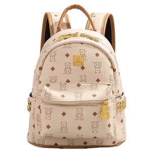 Nouveau <span class=keywords><strong>Sac</strong></span> à <span class=keywords><strong>Dos</strong></span> Sportif d'Été 2026 en Cuir PU Motif Ours Mignon pour <span class=keywords><strong>Femme</strong></span>, Imperméable, Grande Capacité, <span class=keywords><strong>Sac</strong></span> Musical, Fermeture Éclair, Élégant - Product Image 3