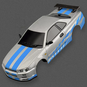 Voiture de course RC à drift LDRC 1899 GTR R34 à l'échelle 1/18, 2,4 GHz, propulsion arrière, avec gyroscope intégré, jouet de course entièrement proportionnel - Product Image 6