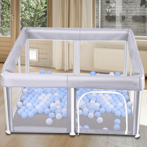 Parc de jeu carré pliable pour bébé, espace de sécurité intérieur pour tout-petits, chambre d'enfant, crèche, salon - Product Image 5
