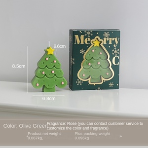 Vela <span class=keywords><strong>de</strong></span> aromaterapia con forma <span class=keywords><strong>de</strong></span> árbol <span class=keywords><strong>de</strong></span> <span class=keywords><strong>Navidad</strong></span> hecha a mano <span class=keywords><strong>al</strong></span> <span class=keywords><strong>por</strong></span> <span class=keywords><strong>mayor</strong></span>, cera <span class=keywords><strong>de</strong></span> soja <span class=keywords><strong>de</strong></span> parafina totalmente refinada, decoración <span class=keywords><strong>de</strong></span> caja <span class=keywords><strong>de</strong></span> regalo <span class=keywords><strong>de</strong></span> caramelo con fragancia - Product Image 6