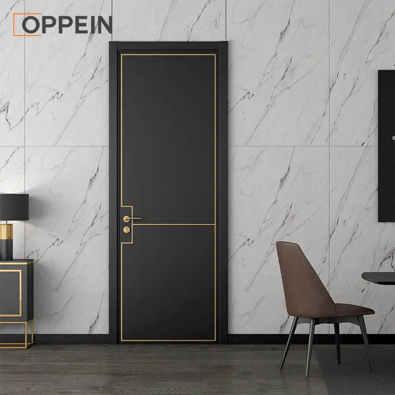 OPPEIN Design Iran Home Main Luxury Wooden Furniture Door Massive Vertical Wooden Door