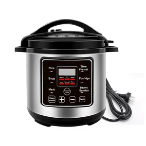 Intelligent 24h Automatic Timing 6L 8L 10L Electric Pressure Cooker Chicken Soup