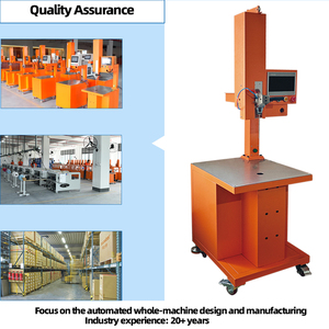 Semi-Automatic Paper Rope <b>Binding</b> <b>Machine</b> Electric 220V Orange Color PLC Control 82KG for Toy Tools Packing - Product Image 6