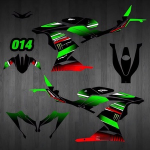 Autocollants de moto de haute qualité TZ88, autocollants de moto, film cristal, autocollants de <span class=keywords><strong>roue</strong></span>, pour KAWASAKI NINJA 250 <span class=keywords><strong>300</strong></span> - Product Image 3