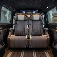 Sièges de bus de luxe personnalisés OEM, sièges en cuir PU, accessoires de voiture, siège double pour bus