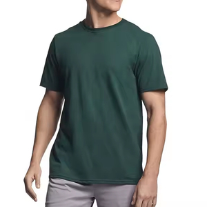 T-shirts classiques confortables 100% coton pour hommes et femmes T-shirts tricotés à col rond Stockage en vrac coloré pour toutes les saisons - Product Image 2