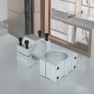 Support de moteur en alliage d'aluminium avec siège fixe et cerceau de maintien 52 mm, bloc-coussinet à boulon M6 pour gravure CNC - Product Image 2