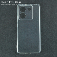 Coque de téléphone en TPU antichoc, noir mat, en gros, pour Xiaomi Poco M7 Pro 5G Redmi 14C 4G A5 4G Poco M6 4G
