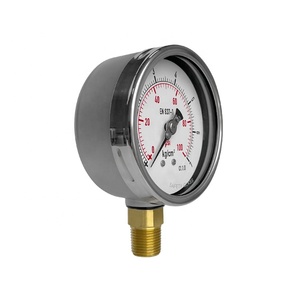 300bar معبأ بخيط مقاوم للصدأ ، جلسرين ، مقياس ضغط الهواء بالماء بدقة عالية ، مقياس ضغط الهواء - Product Image 6