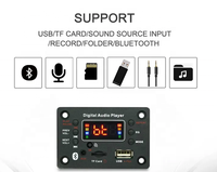 Papan Speaker JLH BT501 5V 12V, Papan Dekoder Wav Wma Mp3, Papan Dekoder Rekaman