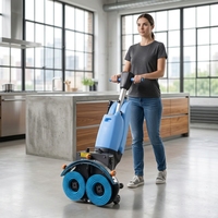 Machine de nettoyage de sols compacte autotractée Laite T1 avec batterie, type I Mop