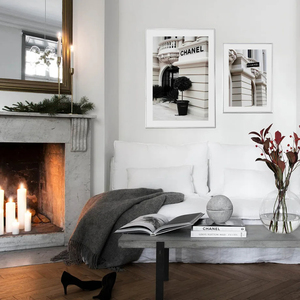 Mode luxe <span class=keywords><strong>Paris</strong></span> rue fenêtre bâtiment mur Art toile peinture nordique affiches et impressions décor photos pour salon - Product Image 3