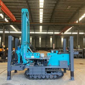 Plataforma de Perforación Hidráulica Montada en Remolque para Pozos de Agua con Motor de Bomba, 180m 200m, Perforadora DTH para Pozos de Agua - Product Image 2