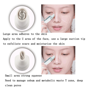 Nuevo dispositivo portátil 2 en 1 para peeling acuático SPA, nano pulverizador facial con inyección de agua, removedor de puntos negros por succión, limpiador facial. - Product Image 6