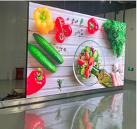 Écran d'affichage publicitaire LED couleur pleine P2 fixe pour intérieur, panneau mural vidéo avec SDK pour les magasins de détail, les centres commerciaux et les métros