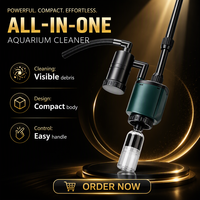 Nettoyeur de fond d'aquarium électrique, aspirateur, laveur de sable, éliminateur de déchets, 30W 36W, outil de nettoyage pour aquarium