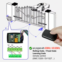 Tuya WIFI Interrupteur intelligent 433 MHz, récepteur de télécommande universel pour porte de garage, contrôleur multimarque à c