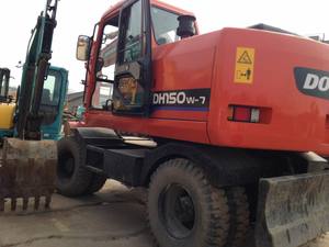 Excavadora de ruedas Doosan de Corea, DH150W, 210, 140, 150, a la venta - Product Image 2