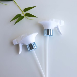 Pulverizador de gatillo de espuma de plástico de Color aluminio blanco de alta calidad 24/410 y 28/410 tamaños <span class=keywords><strong>para</strong></span> botellas y tapas y cierres de botellas - Product Image 2