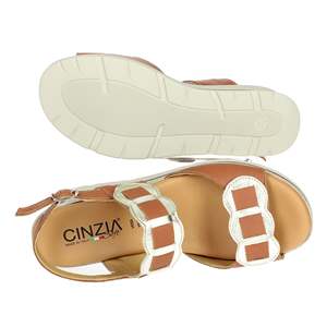 รองเท้าส้นเตารีดหนังแท้ Cinzia Soft Donna พร้อมสายรัดข้อเท้า ปรับขนาดได้ หลายสี - Product Image 6