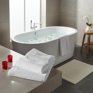 Varol Rea Series 100% Cotton <b>Bath</b> <b>Towel</b> <b>Set</b> 90x150 Large Size 800gsm Solid Color with Logo for Hotels Spa Travel - Product Image 3