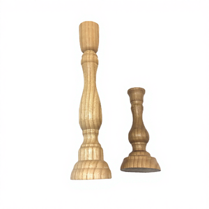 Lanterne ronde en bois élégante, porte-bougie pour la décoration de la maison, support à bougie pour la Saint-Valentin avec des pots à bougies - Product Image 4