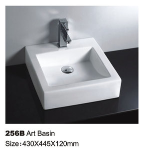 Lavabo de Cerámica Moderno y Ecológico, Superficie Antiarañazos, Material Duradero y Sostenible para Proyectos de Hoteles, Villas y Edificios Ecológicos - Product Image 3