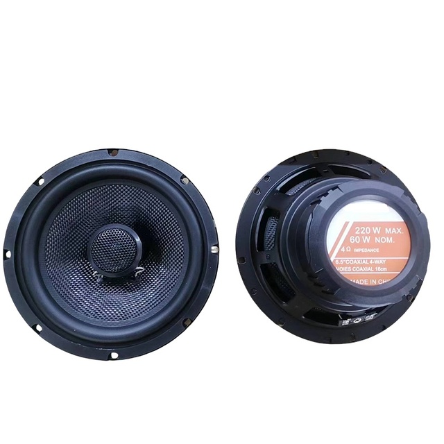 Hi-Fi Coaxial Iron 6.5 Inch 220W 4 Ohms Car Audio Speakers 2-Way Component Set