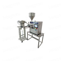 Machine de remplissage et de bouchage automatique à tête unique HYRFC-100CG, haute précision, pour boissons, détergent, jus