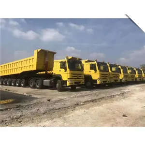 China preço baixo alta qualidade 6 eixle 80 ton descarga caminhão reboque tipper trailer preço