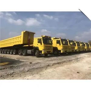 China Lage Prijs Hoge Kwaliteit 6 As 80 Ton Dump Truck Trailer Kipper Trailer Prijs